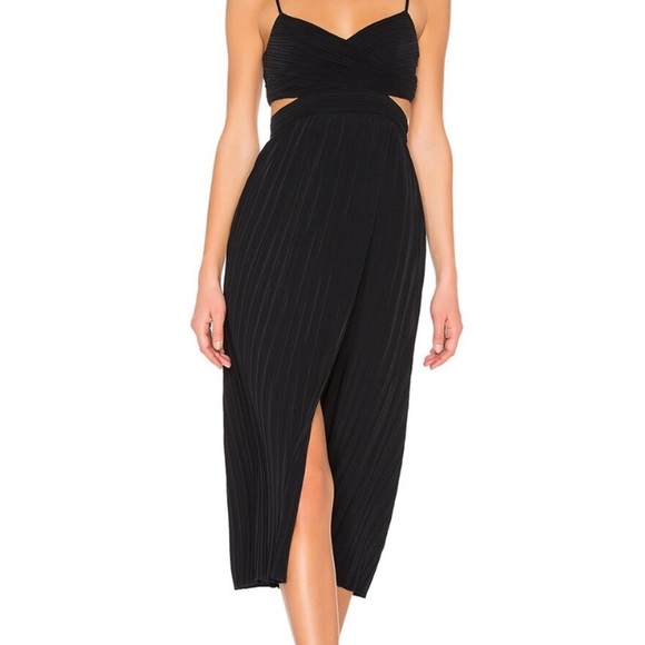 A.L.C. Sienna Pleated cutout dress - Picture 3 of 12